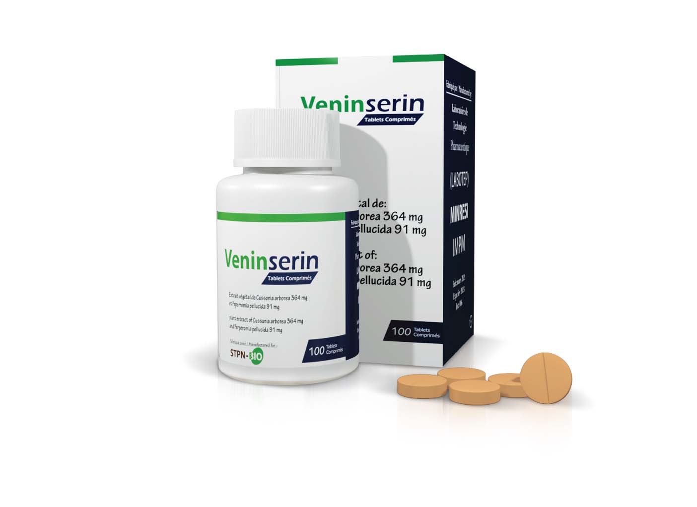 Veninserin Box of 100 Tablets 